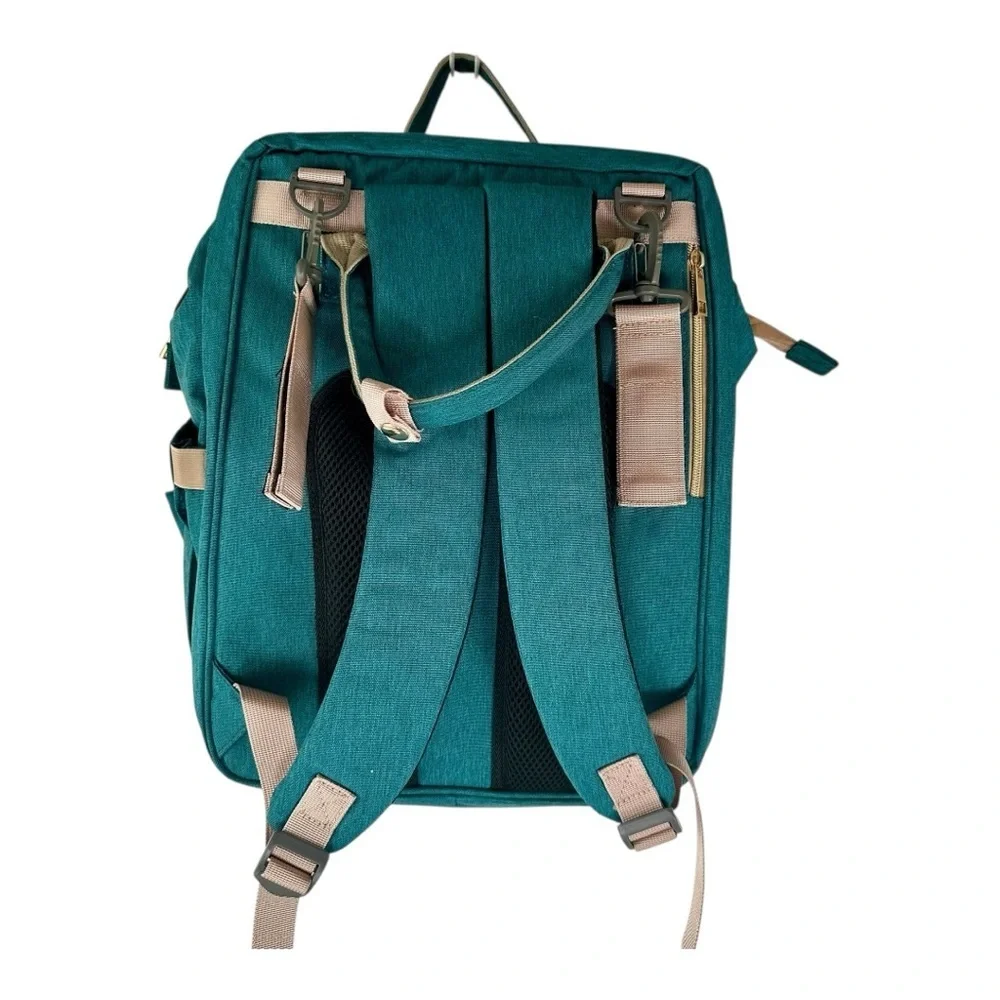 DEBUG Baby Diaper Bag Backpack Green Large Capacity Waterproof Size: OS